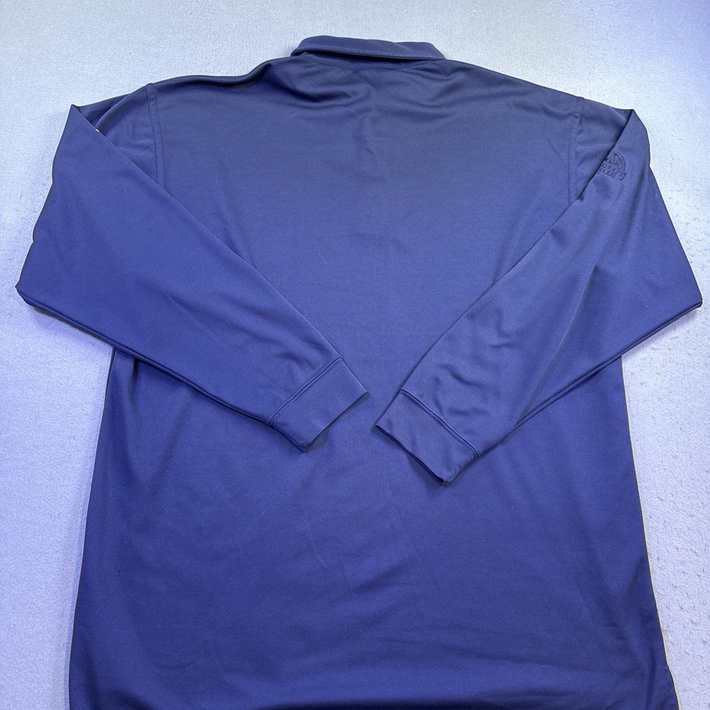 Dunning Golf SHIRT Men's XL Long Sleeve Light Weight Polo Navy Blue - Picture 7 of 8
